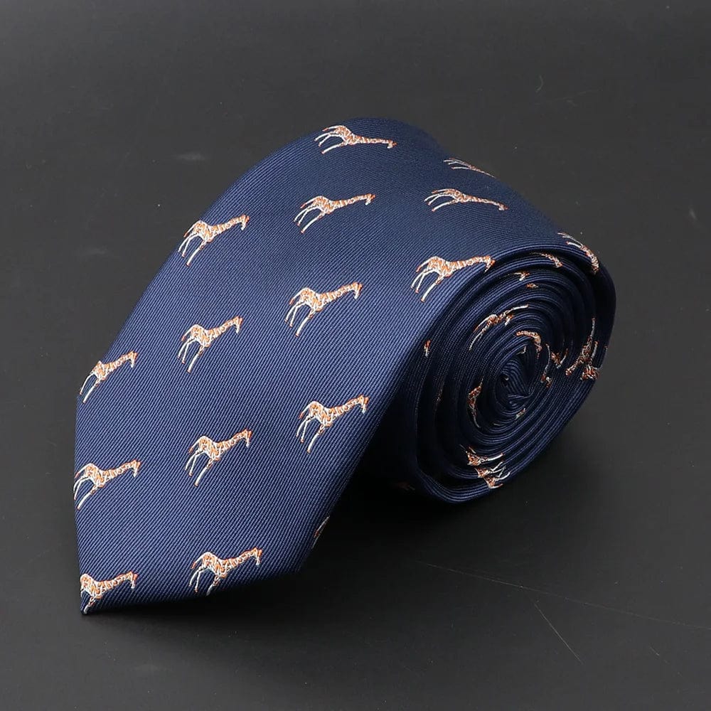 ZONFAZ Fashion Men's Animal Fruit Patten Silk Ties