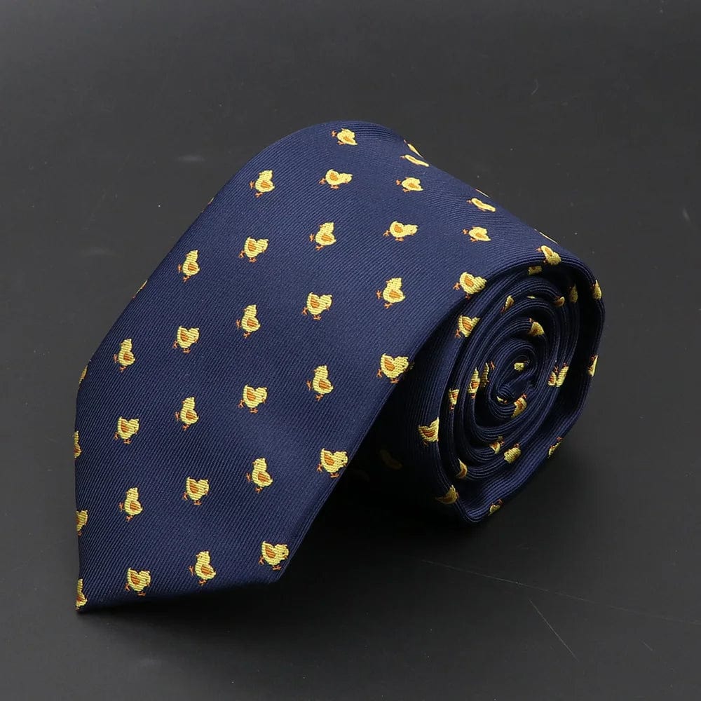 ZONFAZ Fashion Men's Animal Fruit Patten Silk Ties