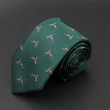 ZONFAZ Fashion Men's Animal Fruit Patten Silk Ties