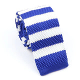 ZONFAZ Fashion Men's Colourful Knitted Tie Skinny Striped Knit Necktie