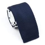 ZONFAZ Fashion Men's Colourful Knitted Tie Skinny Striped Knit Necktie