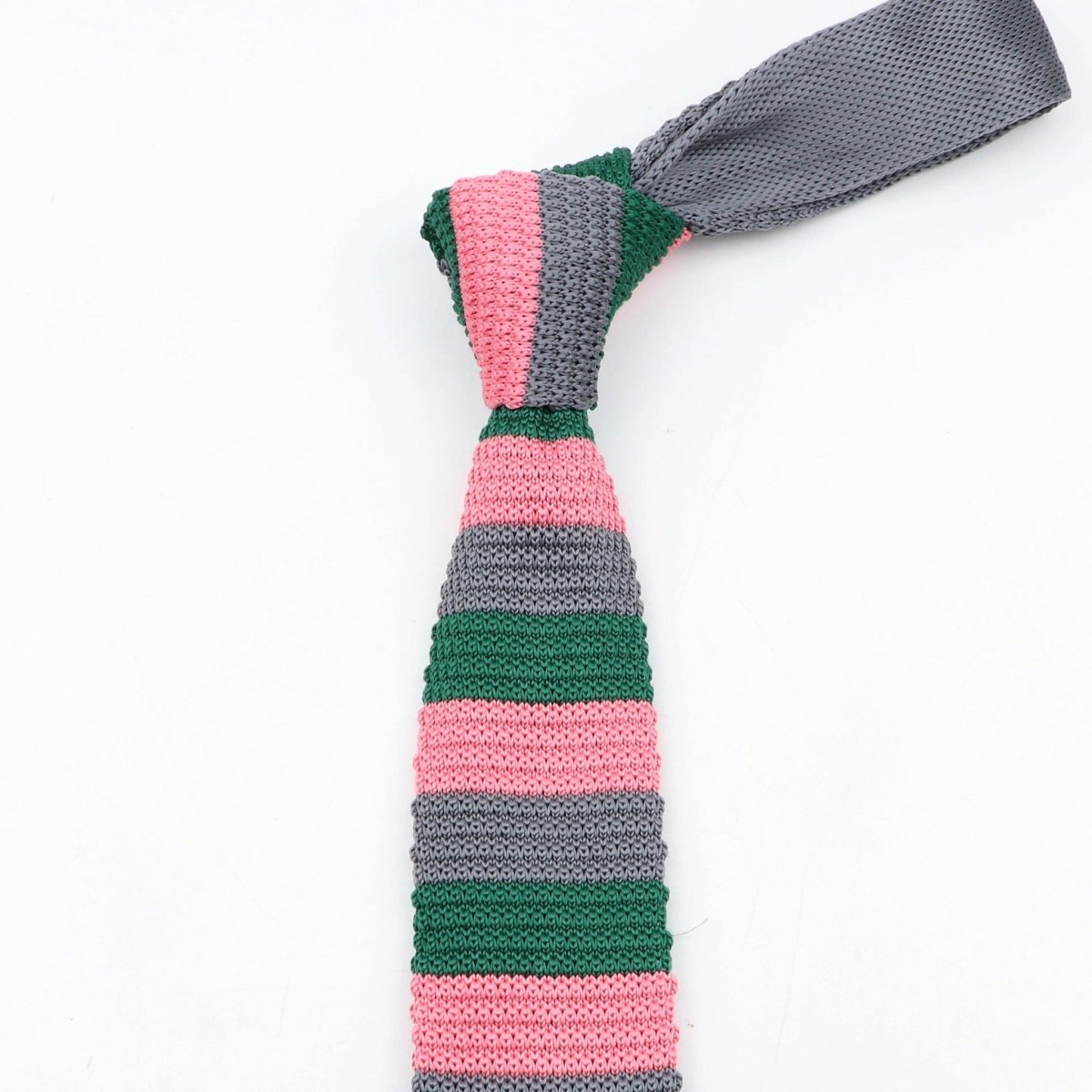 ZONFAZ Fashion Men's Knitted Necktie 6CM Skinny Classic Striped Ties