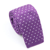 ZONFAZ Fashion Men's Knitted Tie Skinny Knit Necktie