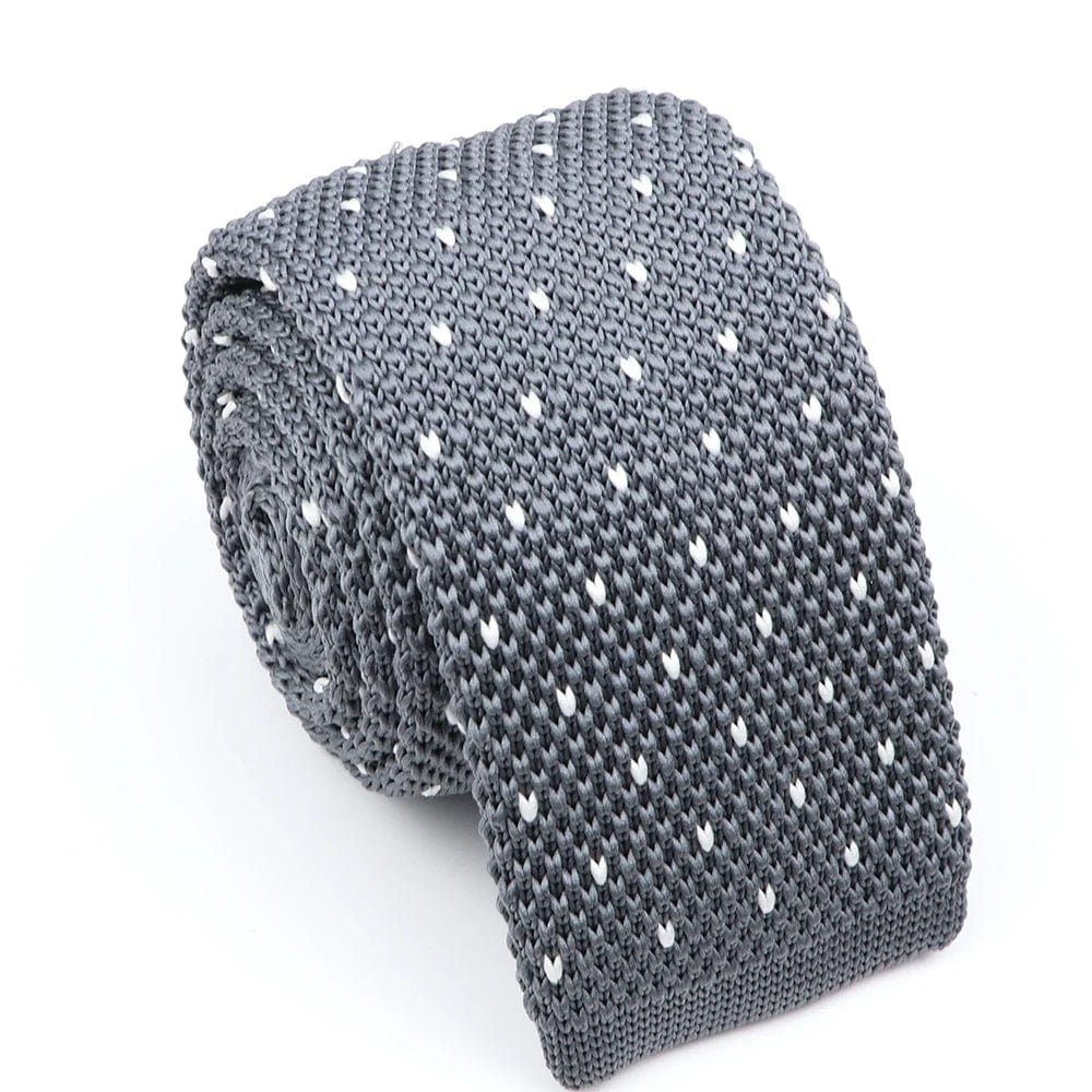 ZONFAZ Fashion Men's Knitted Tie Skinny Knit Necktie