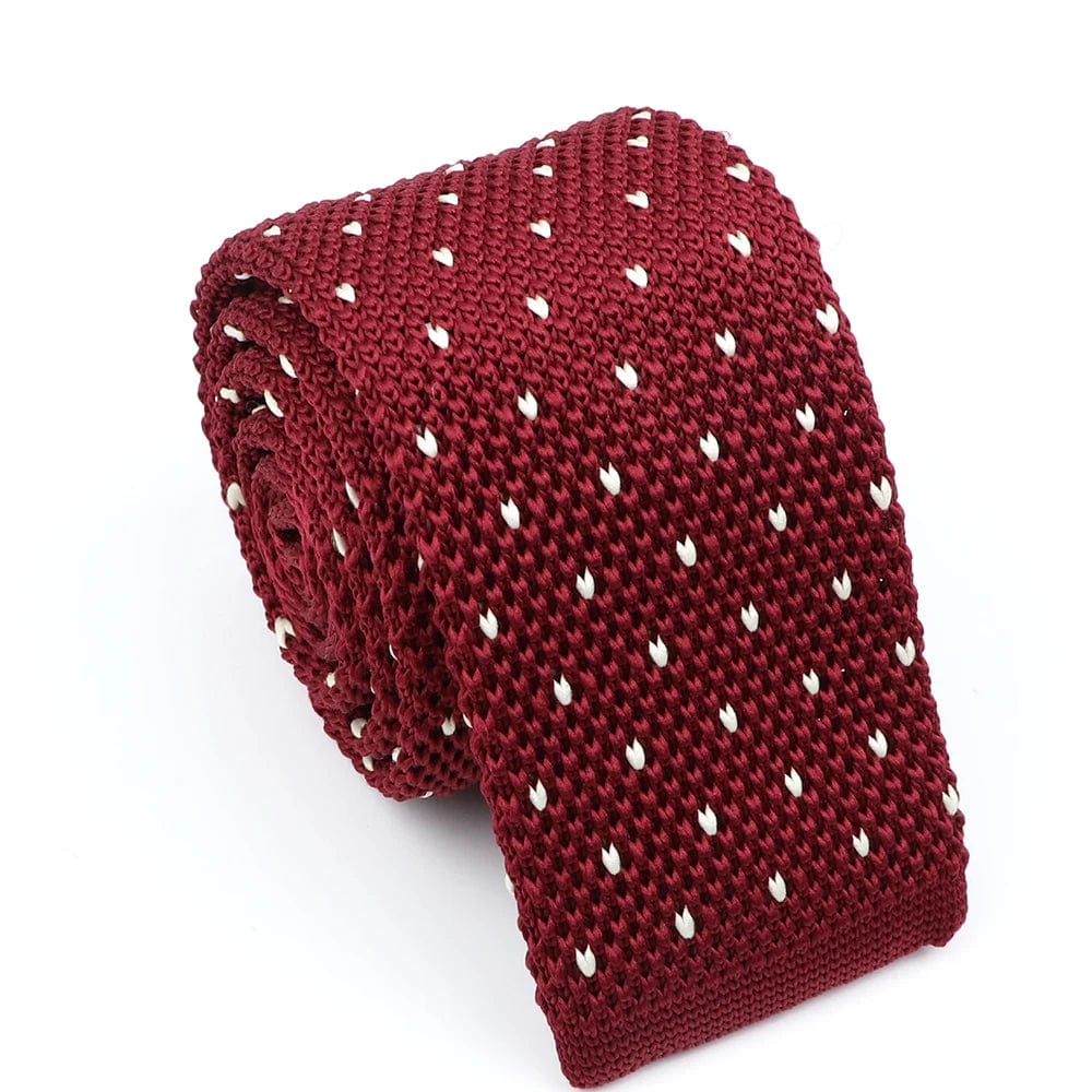 ZONFAZ Fashion Men's Knitted Tie Skinny Knit Necktie