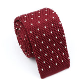 ZONFAZ Fashion Men's Knitted Tie Skinny Knit Necktie