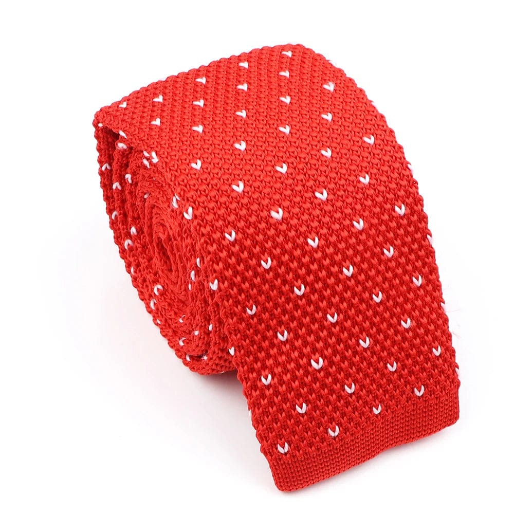 ZONFAZ Fashion Men's Knitted Tie Skinny Knit Necktie