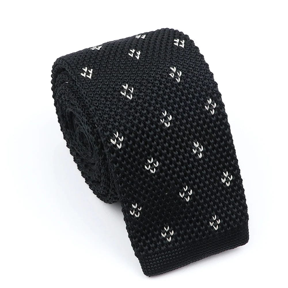 ZONFAZ Fashion Men's Knitted Tie Skinny Knit Necktie