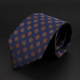 ZONFAZ Fashion Men's Silk Neckties Jacquard Woven Striped 8cm Ties for Formal Meeting Business Necktie