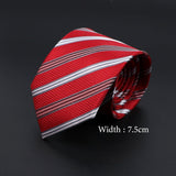 ZONFAZ Fashion Pink Silk Neckties for Men Women Skinny Classic Striped Ties For Wedding Party Formal Neck Accessories