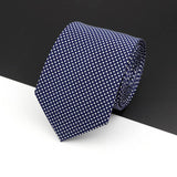 ZONFAZ Fashion Silk Necktie For Men Formal Skinny Striped Paisley Ties