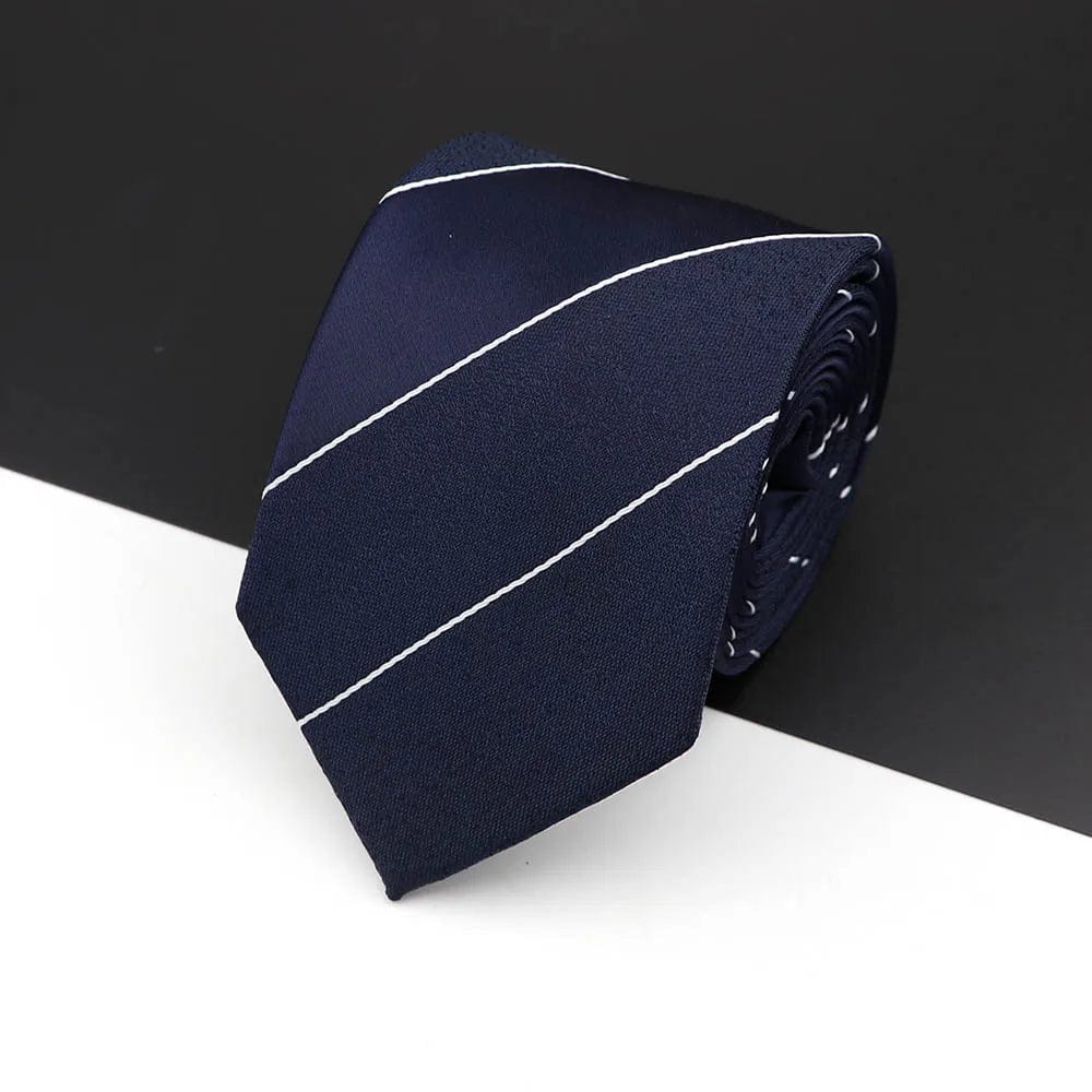 ZONFAZ Fashion Silk Necktie For Men Formal Skinny Striped Paisley Ties