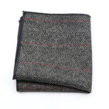 ZONFAZ Fashion Soft Quality Wool Striped Handkerchief