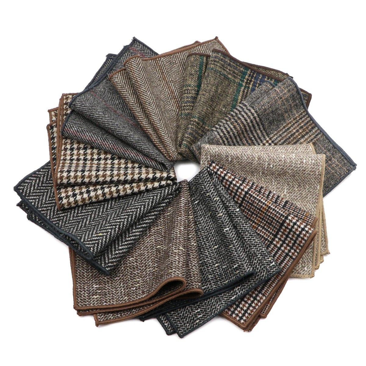 ZONFAZ Fashion Soft Quality Wool Striped Handkerchief