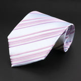 ZONFAZ Fashion Striped 9cm Widen Silk Ties