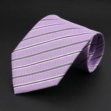 ZONFAZ Fashion Striped 9cm Widen Silk Ties