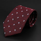 ZONFAZ Fashion Striped Geometric Patterns Silk Ties