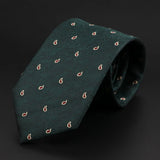 ZONFAZ Fashion Striped Geometric Patterns Silk Ties