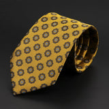 ZONFAZ Fashion Striped Geometric Patterns Silk Ties