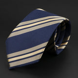 ZONFAZ Fashion Striped Geometric Patterns Silk Ties