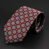 ZONFAZ Fashion Striped Geometric Patterns Silk Ties