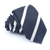 ZONFAZ Fashion Striped Silk Ties 6cm Width