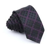 ZONFAZ Fashion Striped Silk Ties 6cm Width