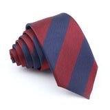 ZONFAZ Fashion Striped Silk Ties 6cm Width