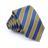 ZONFAZ Fashion Striped Silk Ties 6cm Width