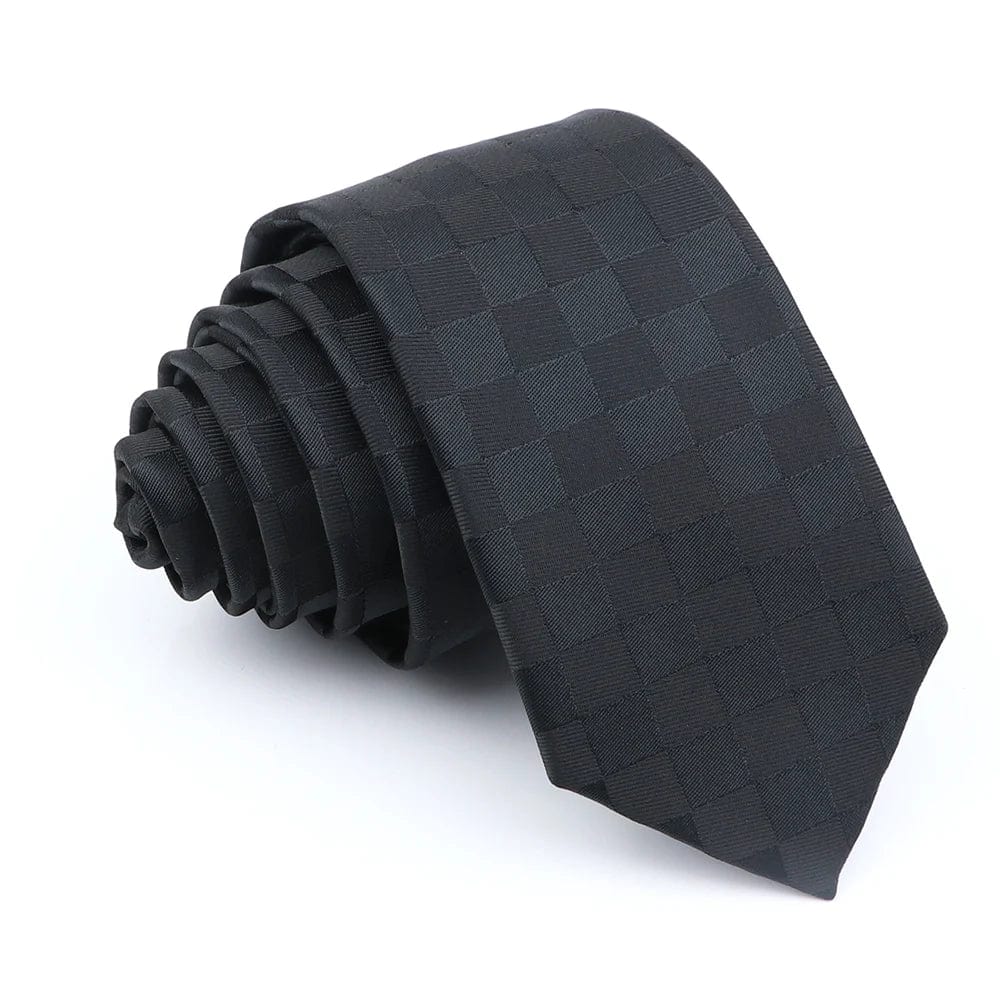 ZONFAZ Fashion Striped Silk Ties 6cm Width