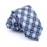 ZONFAZ Fashion Striped Silk Ties 6cm Width