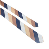 ZONFAZ Fashion Striped Silk Ties 6cm Width