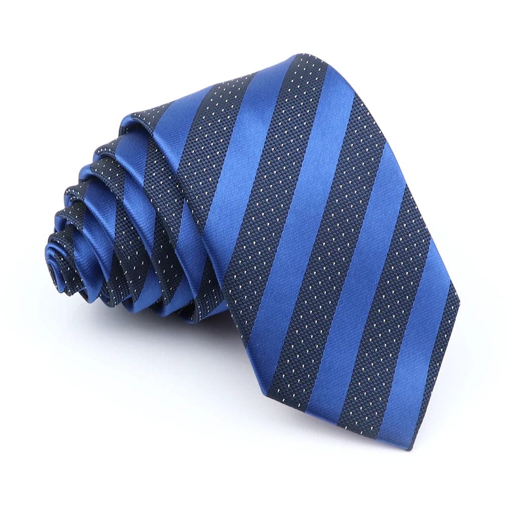 ZONFAZ Fashion Striped Silk Ties 6cm Width