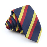 ZONFAZ Fashion Striped Silk Ties 6cm Width