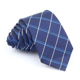 ZONFAZ Fashion Striped Silk Ties 6cm Width