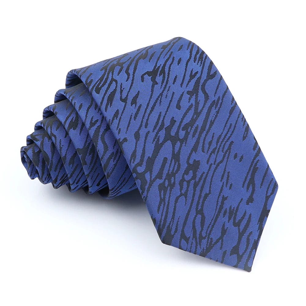 ZONFAZ Fashion Striped Silk Ties 6cm Width