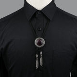 ZONFAZ Fashion Vintage Bolo Tie Popular Western Cowboy Necklace