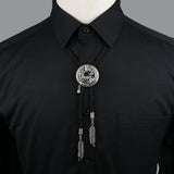 ZONFAZ Fashion Vintage Bolo Tie Popular Western Cowboy Necklace