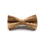 ZONFAZ Floral Cork Wood Bow Ties For Adult Child