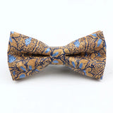 ZONFAZ Floral Cork Wood Bow Ties For Adult Child