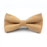 ZONFAZ Floral Cork Wood Bow Ties For Adult Child