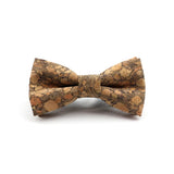 ZONFAZ Floral Cork Wood Bow Ties For Adult Child