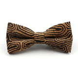 ZONFAZ Floral Cork Wood Bow Ties For Adult Child