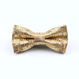 ZONFAZ Floral Cork Wood Bow Ties For Adult Child