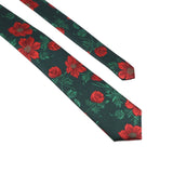 ZONFAZ Floral Feather Luxury Silk Neckties 7cm Width