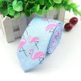 ZONFAZ Floral Necktie for Men Handmade Cotton Skinny Ties 6cm Width