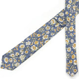 ZONFAZ Floral Necktie for Men Handmade Cotton Skinny Ties 6cm Width