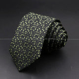 ZONFAZ Floral Skinny Silk Neckties 7cm Width