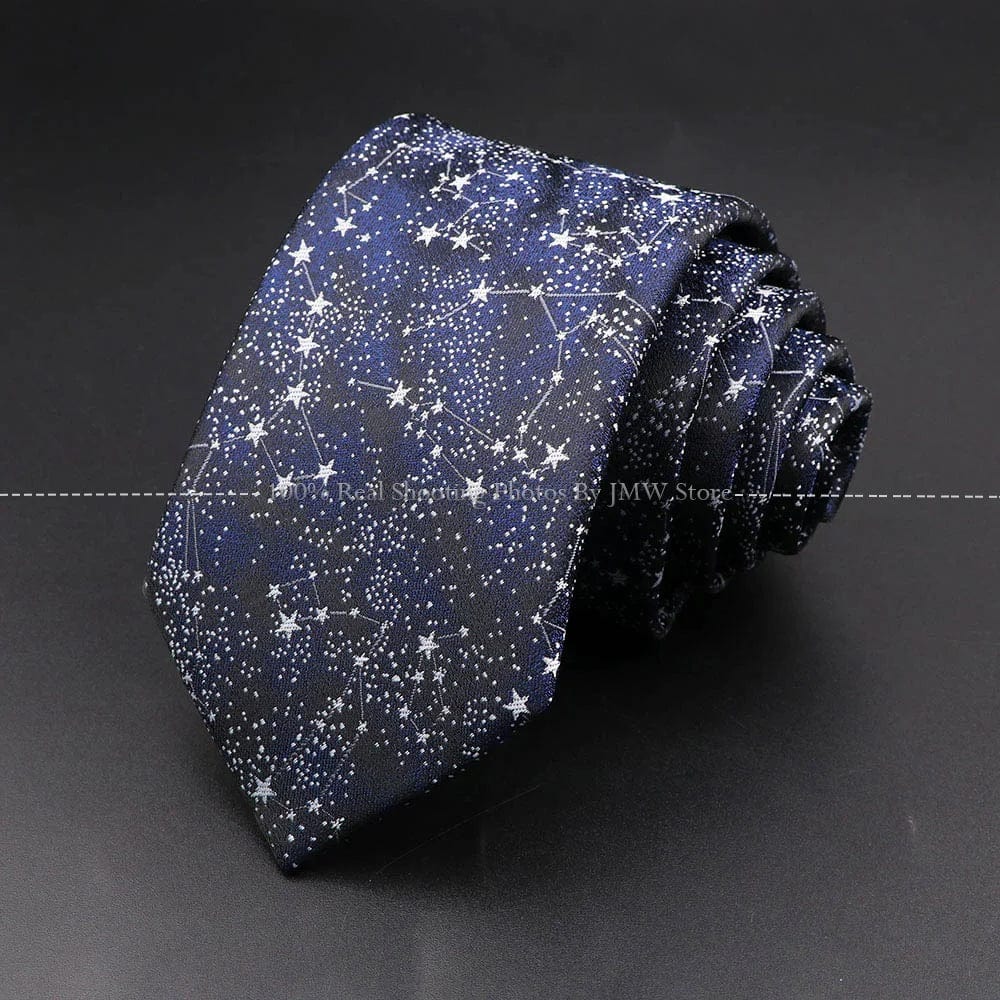 ZONFAZ Floral Skinny Silk Neckties 7cm Width