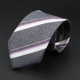 ZONFAZ Floral Striped Paisley Necktie for Men Fashion Business Office Skinny Tuxedo Silk Ties